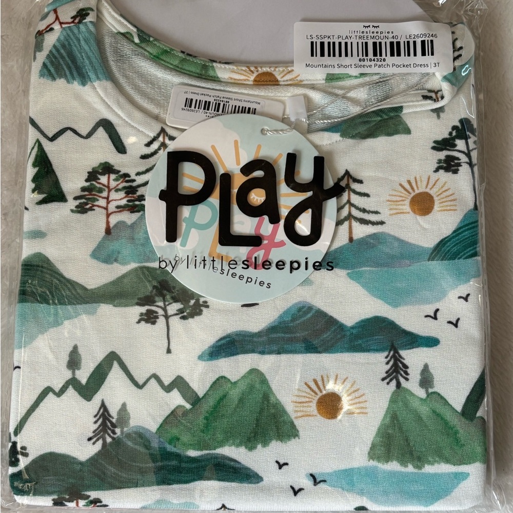 Little Sleepies Sun and Tree Print Dress